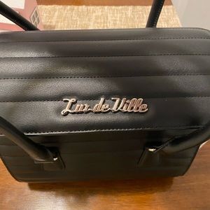 Luxe De Ville Faux Leather Purse
